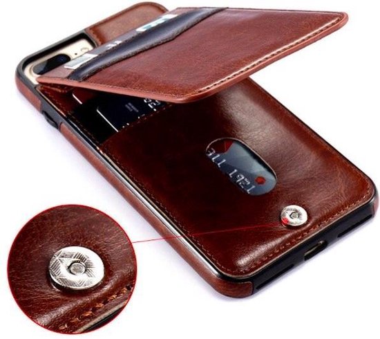 Centimeter zaad militie Business Style Case - Telefoonhoesje - Kaarthouder - Lederen hoesje voor  iPhone's -... | bol.com