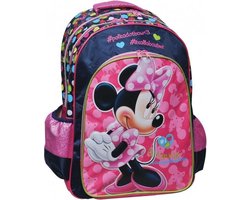 Minnie Mouse 3D rugzak groot 41cm / Goede degelijke kwaliteit en refelecterend in het verkeer!