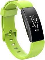 KELERINO. Siliconen bandje geschikt voor Fitbit Inspire (HR) - Groen - Small
