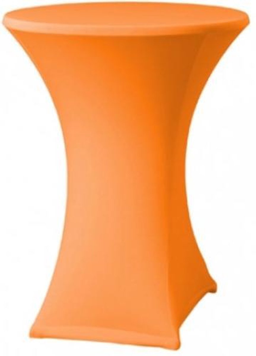 statafelrok stretch D2 - Ø 80-85cm - incl. topcover - oranje