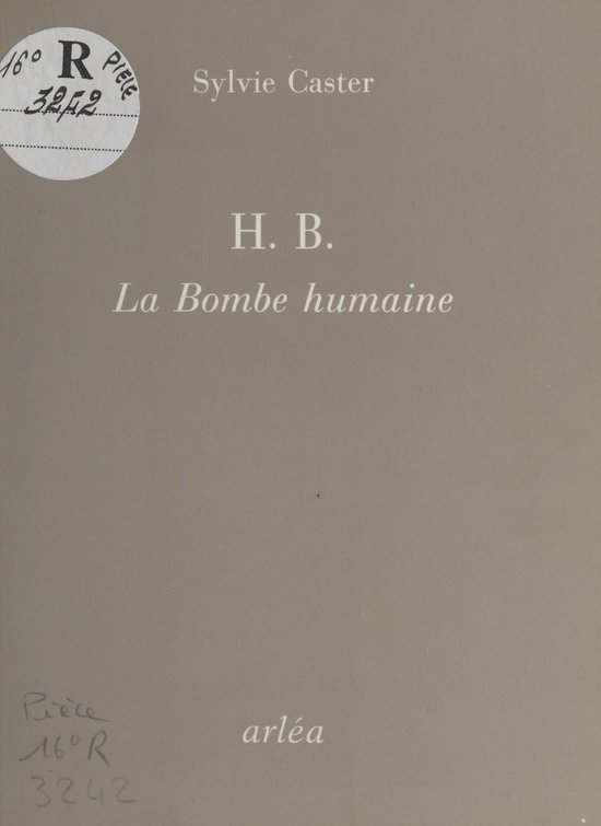 H.B., la bombe humaine - cover