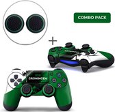 Groningen Combo Pack - PS4 Controller Skins PlayStation Stickers + Thumb Grips