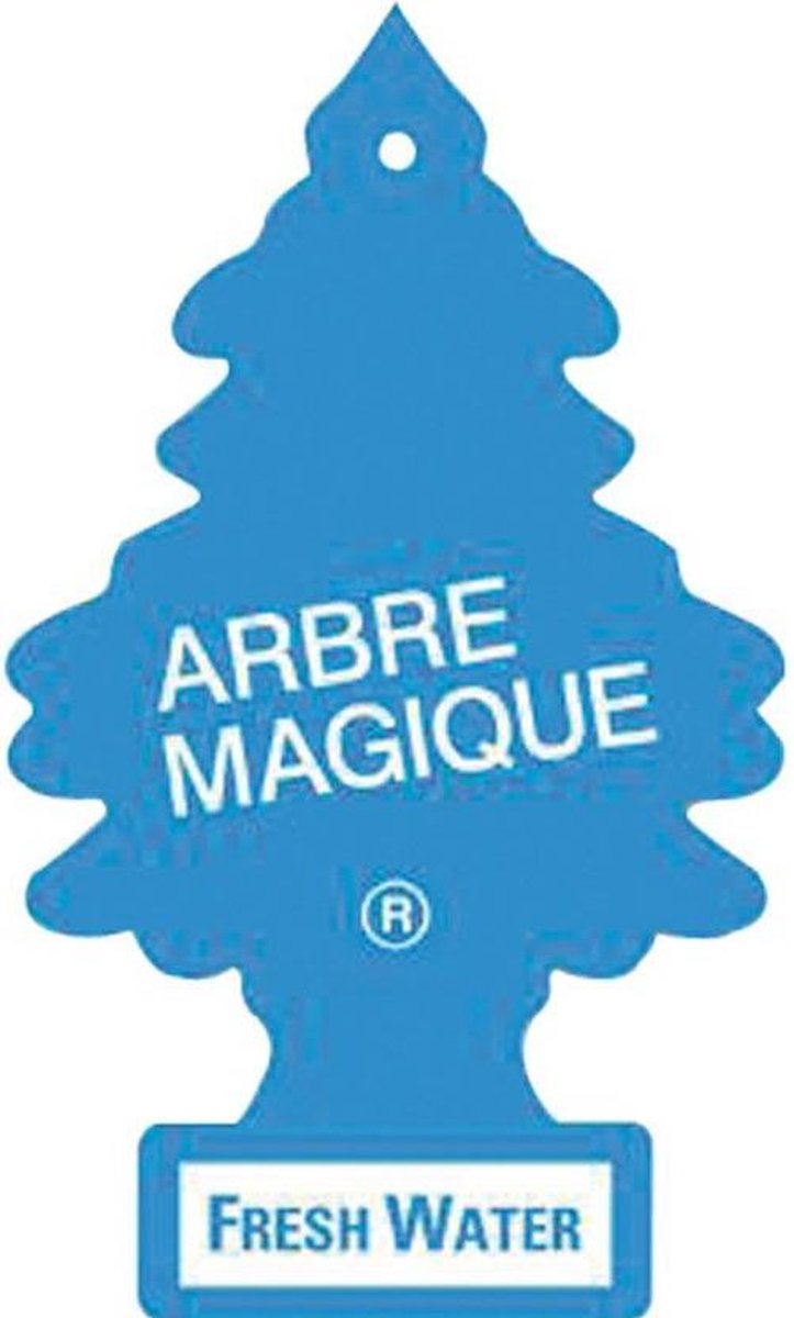 Arbre Magique Luchtverfrisser 12 X 7 Cm Fresh Water Blauw