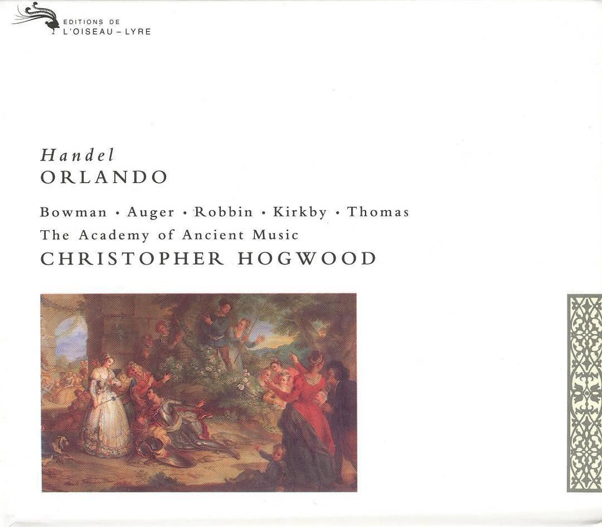 Handel: Orlando / Christopher Hogwood, Bowman, Auger