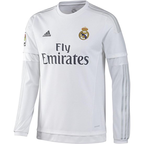 controleren Ieder Kerkbank Real Madrid thuisshirt - kleur Wit - maat S - lange mouw/longsleeve |  bol.com