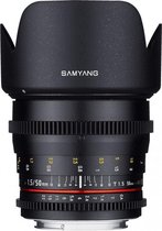 Samyang 50mm T1.5 Vdslr As Umc - Prime lens - geschikt voor Canon Spiegelreflex