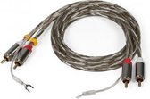 Pro-Ject Connect it RCA Kabel – Phono E kabel – 1.23 m – Transparant (per stuk – 1 stuk)