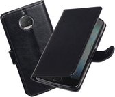 BestCases.nl Zwart Wallet Booktype Case Motorola Moto G5s Plus