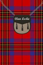 Clan Leslie Tartan Journal/Notebook
