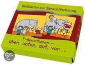 Bildkarten zur Sprachförderung: Präpositionen: über, unter, auf, vor¿