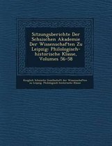 Sitzungsberichte Der S Chsischen Akademie Der Wissenschaften Zu Leipzig