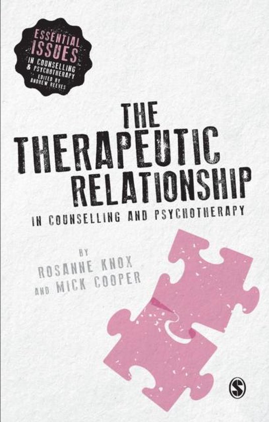 The Therapeutic Relationship in Counselling and Psychotherap ... - cover