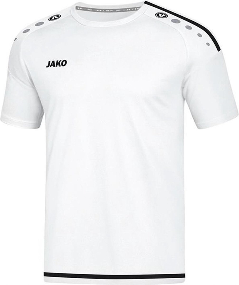 Jako Sportshirt - Maat S  - Mannen - wit/zwart