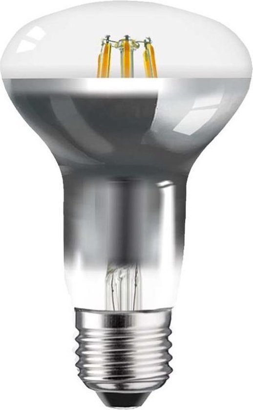 Yoghurt toxiciteit thermometer LEDmaxx filament led reflectorlamp R63 E27 6W 2200K 550lm Ø6.3cm | bol.com