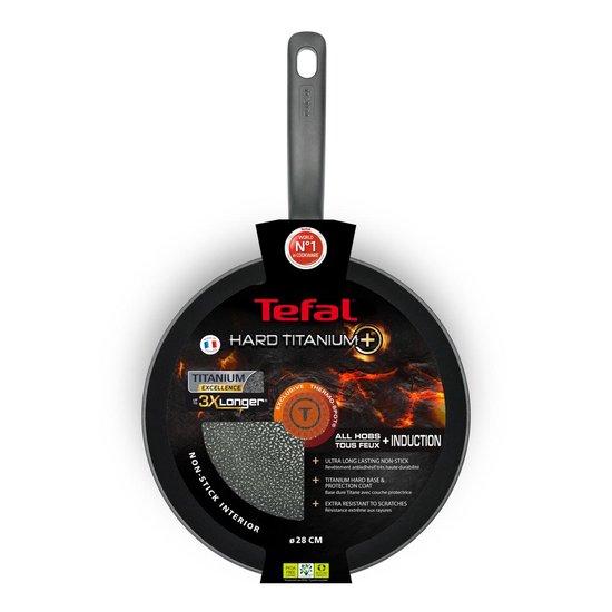 Tefal Hard Titanium + C69506 - Koekenpan 28 cm