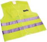 Brandbeveiliging - Veiligheidsvest Geel opdruk BHV  in tasje