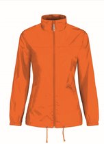 Dames regenkleding - Sirocco windjas/regenjas in het oranje - volwassenen M (38) oranje