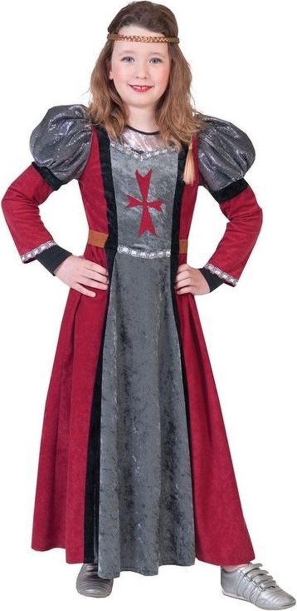 Middeleeuwse jonkvrouw verkleed jurk voor meisjes carnavalskleding voor kinderen 128. bol