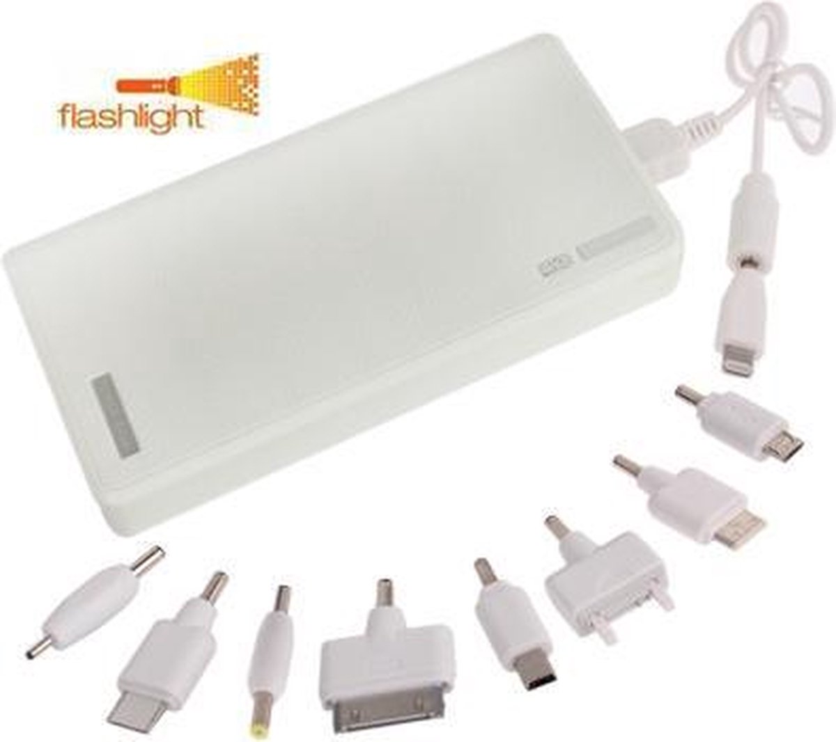 George Bernard versneller Clam 15000mAh Dual-USB Smart Mobile Power Bank Externe batterij met zaklamp,  voor iPad,... | bol.com