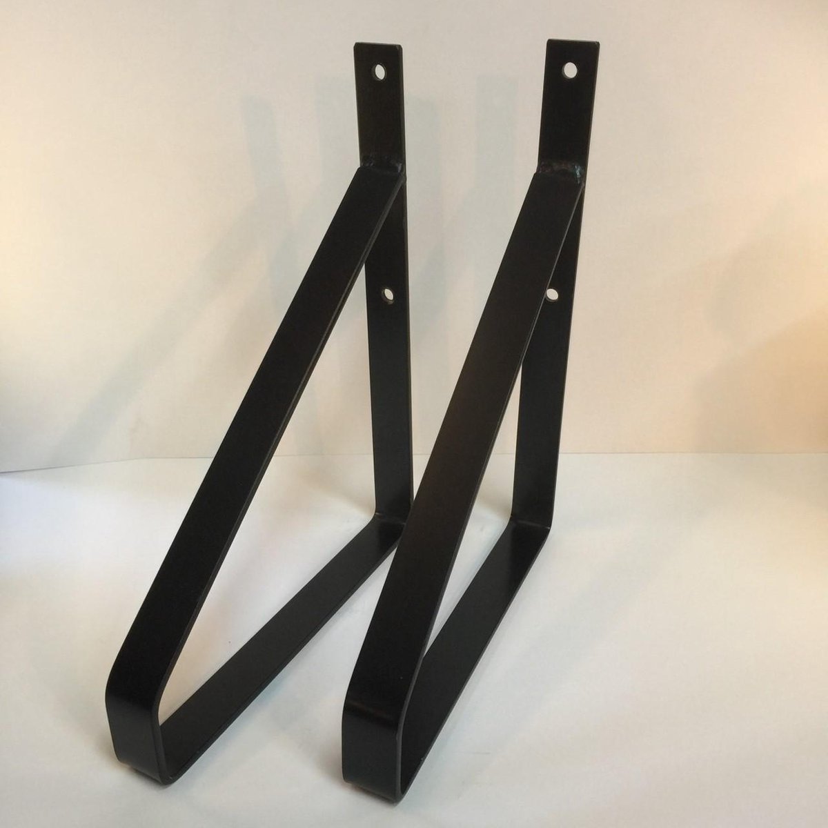 Stalen plankdragers set 2 zwart 15cm | bol.com