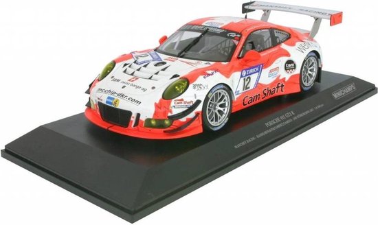 Miniature Porsche 911 GT3 (2017) Rouge 1:43 - Marque Minichamps - Neuf Avec Boîte