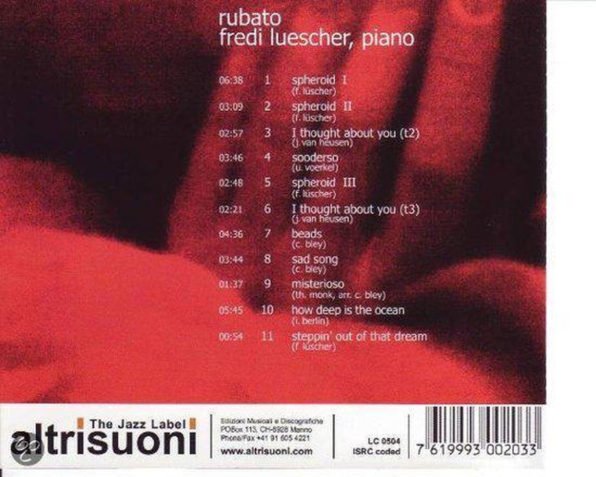 Fredi Luscher,Piano