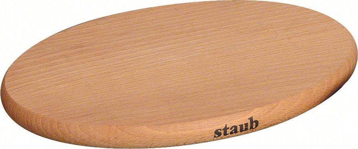 Staub Onderzetter - Magnetisch - Ovaal - hout - 21 x 15 cm