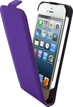 Mobiparts Premium Flip Case Apple iPhone 5/5S Purple