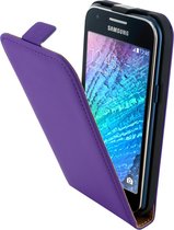 Mobiparts - premium flipcase - Samsung Galaxy J1 - Purple