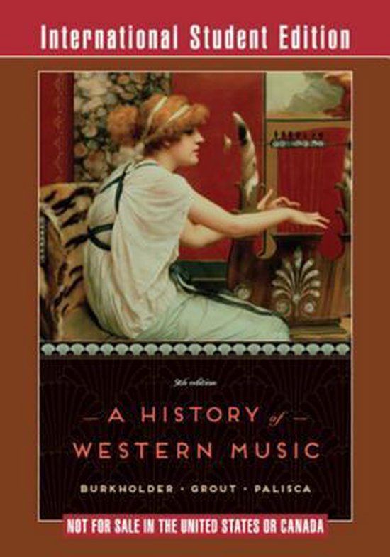 History Of Western Music - cover