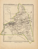 Historische kaart, plattegrond van gemeente Bergen op Zoom in Noord Brabant uit 1867 door Kuyper van Kaartcadeau.com