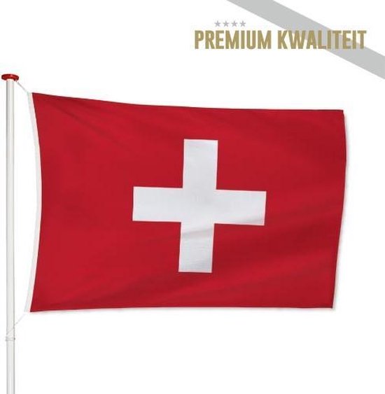 Zwitserse Vlag Zwitserland 40x60cm - Kwaliteitsvlag - Geschikt voor buiten