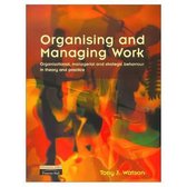 Organising and Managing Work