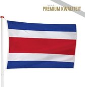Costa Ricaanse Vlag Costa Rica 150x225cm - Kwaliteitsvlag - Geschikt voor buiten