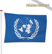 Verenigde Naties Vlag Verenigde Naties 200x300cm - Kwaliteitsvlag - Geschikt voor buiten