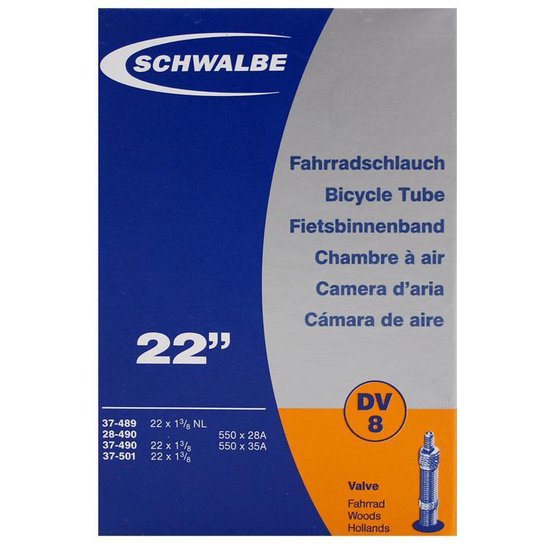 Schwalbe DV32 - Binnenband Fiets - Hollands Ventiel - 32 mm - 22 x 1 3/8 - 1 1/2 van Schwalbe — afbeelding 4