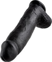 Pipedream King Cock realistische dildo Cock - With Balls zwart - 12 inch