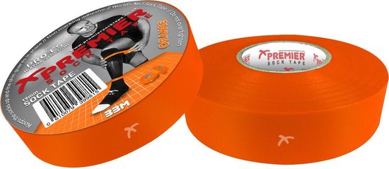 Premier Socktape voetbalsokken tape 19mm Oranje | bol.com