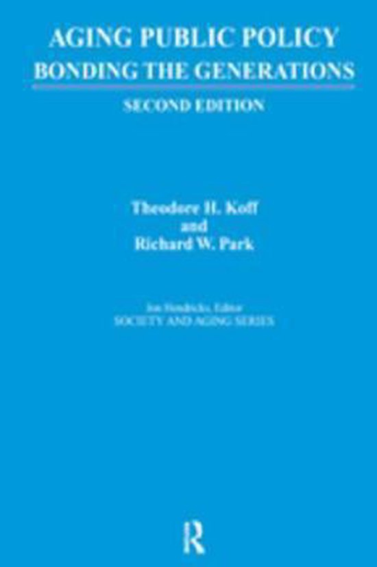 Society and Aging Series - Aging Public Policy - cover