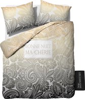 Dreamhouse Bedding Ma Cherie - Dekbedovertrekset - Lits-Jumeaux - 240x200/220 cm + 2 kussenslopen 60x70 cm - Goud