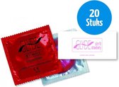 Glyde Ultra Slimfit Rood - 20 Veganistische Condooms