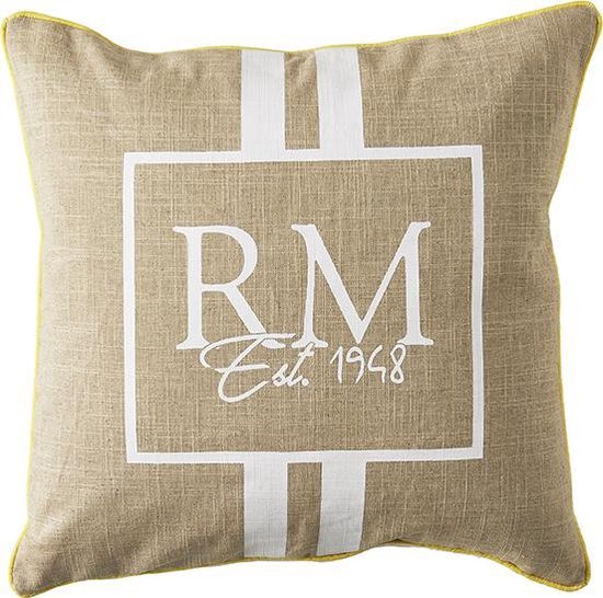 Cornwall vergaan elkaar Riviera Maison RM EST 1948 Pillow Cover - Kussenhoes - 50x50 cm | bol.com