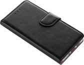 Xssive Hoesje voor LG Q8 - Book Case - Geschikt voor 3 pasjes - Zwart