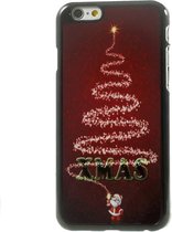 Xmas Aluminium/Plastic Hardcase iPhone 6(s) - Kerstboom Rood
