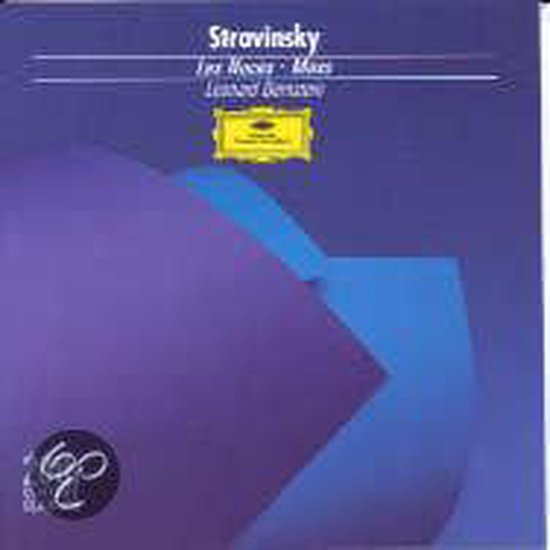 Stravinsky Les Noces Mass Leonard Bernstein Cd Album Muziek 7787