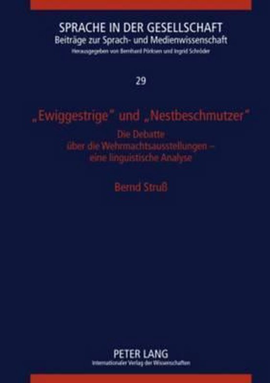 'Ewiggestrige' und 'Nestbeschmutzer' - cover