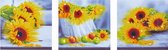 DIAMOND DOTZ DD14.001, Originele 5D Diamond Painting Set Sunflower Days, Knutselpakket met 28.144 Ronde Steentjes, Dotz voor Volwassenen, Hobbypakket ca. 142 x 42 cm voor Kinderen