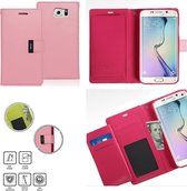 Mercury Rich Dairy wallet case hoesje Samsung Galaxy S6 Edge licht roze