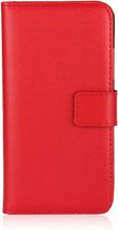 Shop4 - iPhone X Hoesje - Wallet Case Business Rood