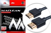 HDMI-kabel 4 mm Dun 1.4 3D FullHD SLIM 0,5 m
